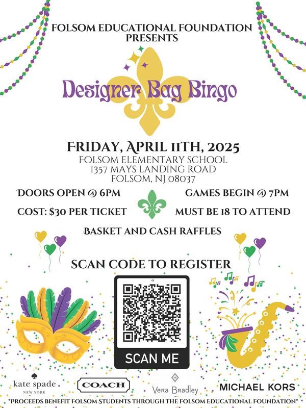  Designer Bag Bingo / April 11th, 2025